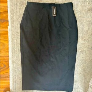 Express Business Pencil Skirt - High Wasted